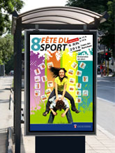 Affiche en situation