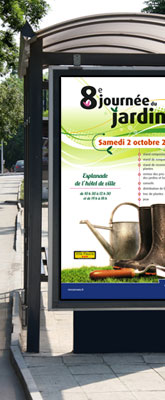 Affiche en situation