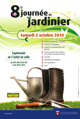 Affiche 8e journée du jardinier