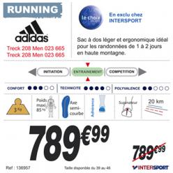 Étiquette Intersport Adidas