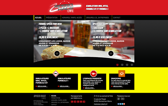Voir le site Speed Race Café