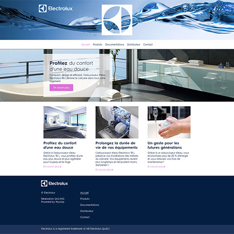 Electrolux - Traitement de l'eau