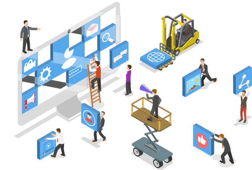 Construction site marchand. Ajout de modules.
